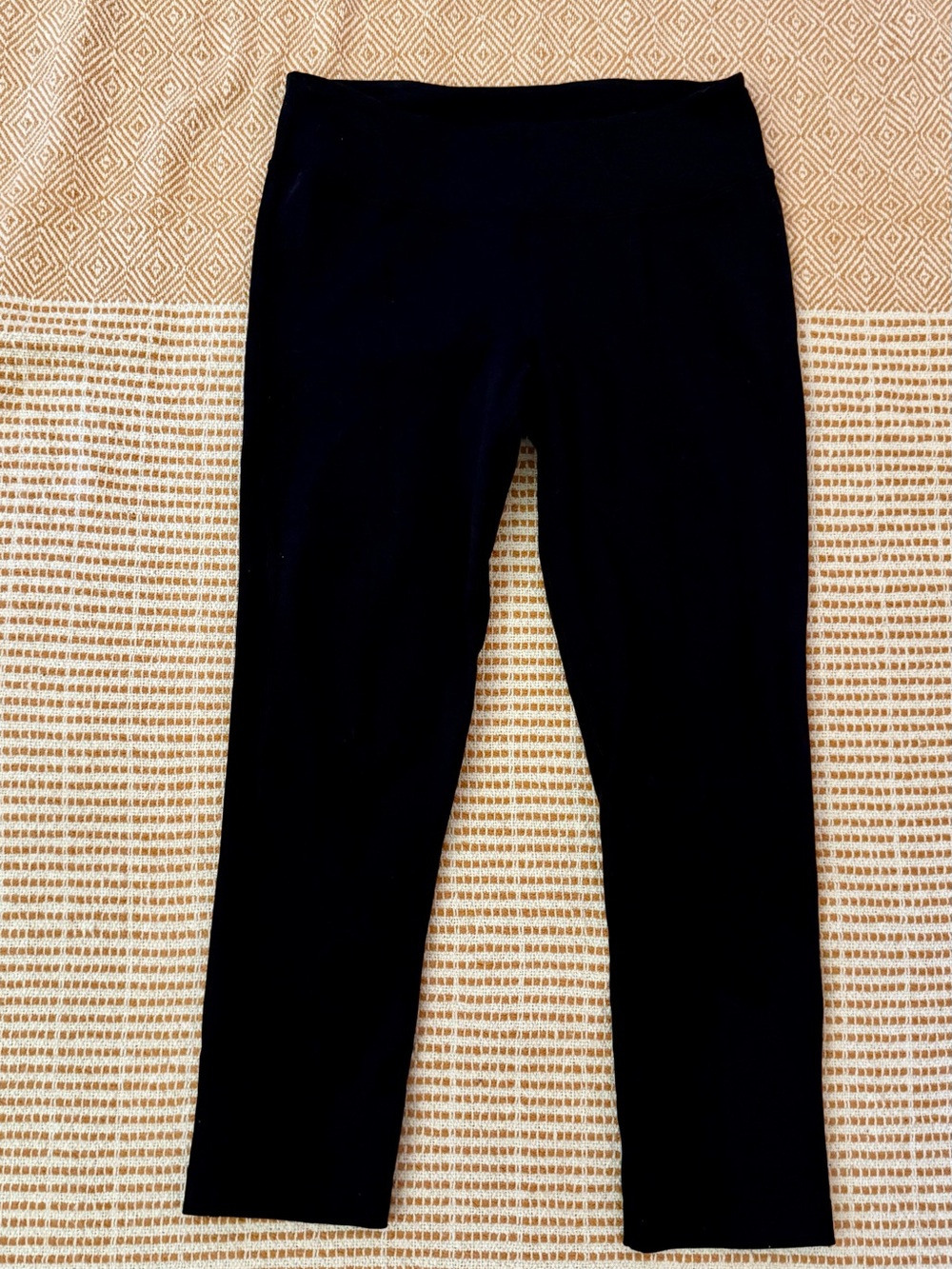 PrAna Black Chakara Cropped Leggings Stretchy Yoga Activewear
